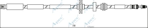 APEC BRAKING Pidurivoolik HOS3951